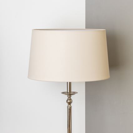 Brilagi - LED podna lampa CERIA 1xE27/60W/230V, prečnik 45 cm, sjajni hrom/bež