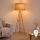 Brilagi - LED podna lampa CERIA 1xE27/60W/230V prečnik 50 cm bež