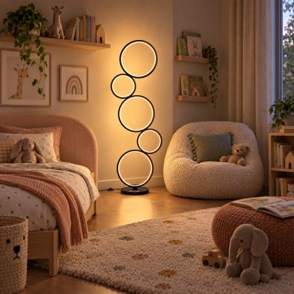 BRILAGI - LED podna lampa ECHO LED/36W/230V 4000K 110 cm crna