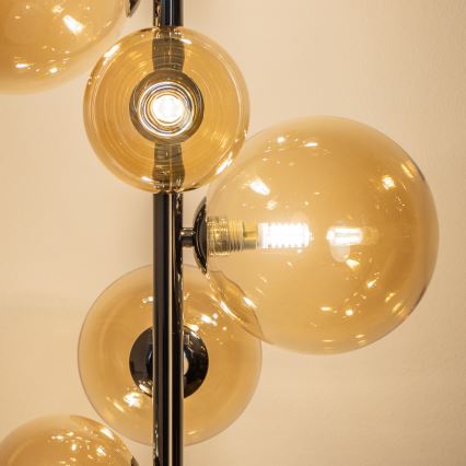 BRILAGI - LED Podna lampa MILLA 7xG9/3W/230V crni hrom/zlatna