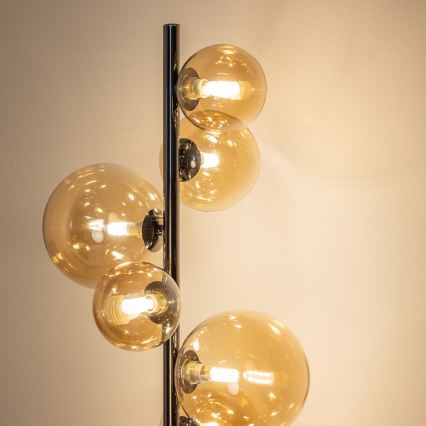 BRILAGI - LED Podna lampa MILLA 7xG9/3W/230V crni hrom/zlatna