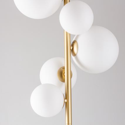 BRILAGI - LED podna lampa MILLA 7xG9/3W/230V zlatna/bela