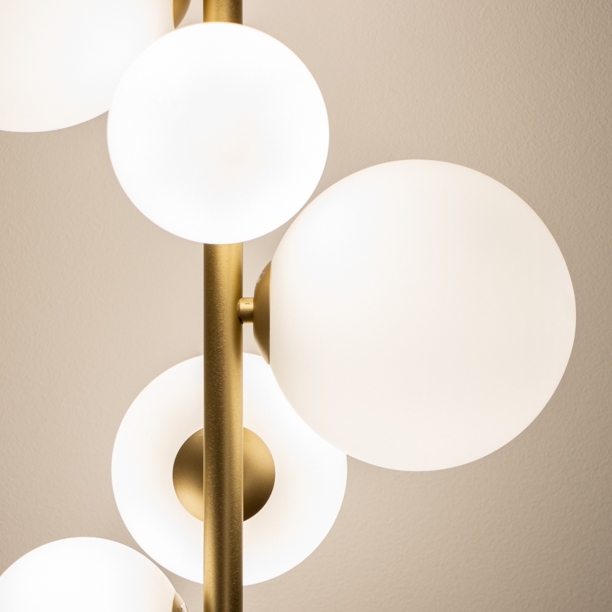 BRILAGI - LED podna lampa MILLA 7xG9/3W/230V zlatna/bela