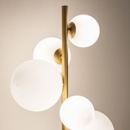 BRILAGI - LED podna lampa MILLA 7xG9/3W/230V zlatna/bela