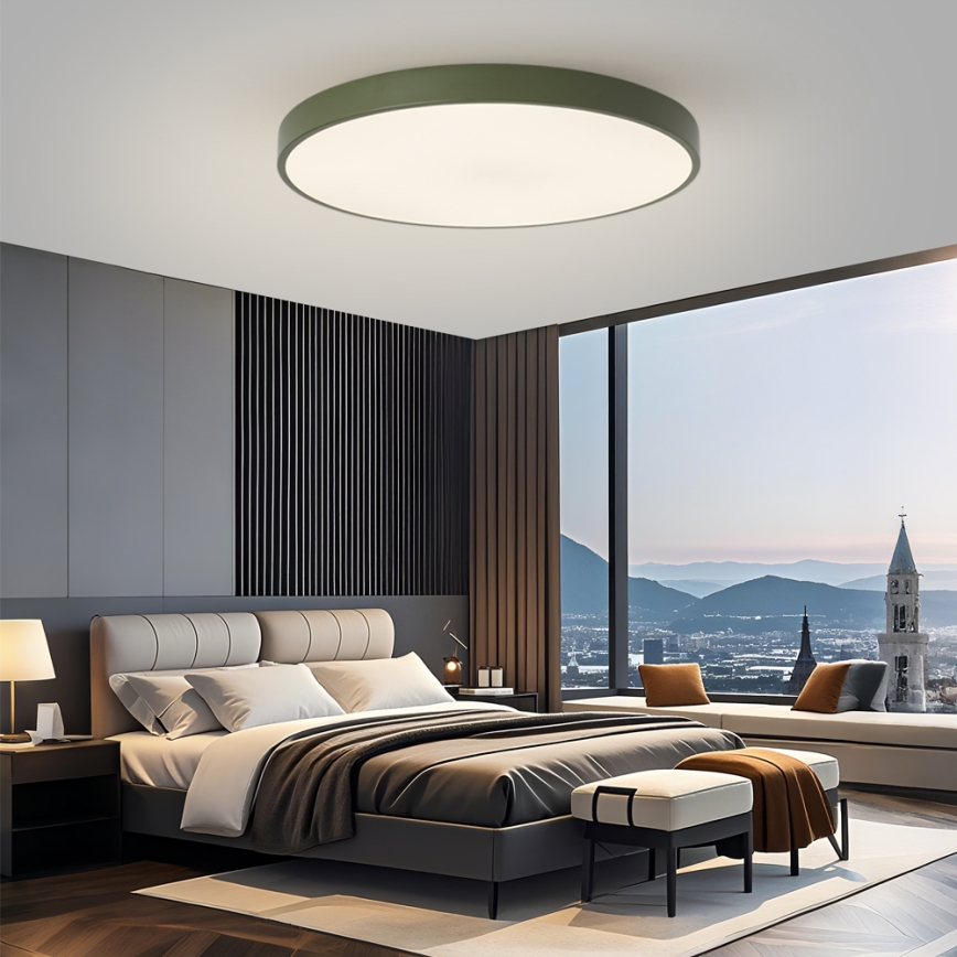 Brilagi - LED prigušiva svetiljka POOL SMART LED/128W/230V prečnik 100 cm Wi‑Fi Tuya + daljinski upravljač, zelena