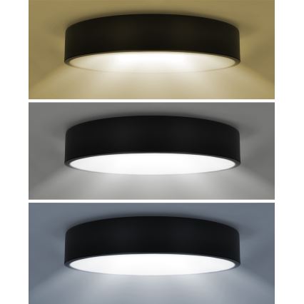 Brilagi - LED prigušiva stropna svetiljka POOL SMART LED/60W/230V 50 cm 3000-6000K Wi-Fi Tuya + daljinski upravljač crna