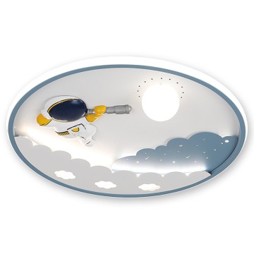 BRILAGI - LED prigušiva dečije plafonsko svetlo ASTRO LED/43W/230V 3000-6000K prečnik 49 cm + daljinski upravljač