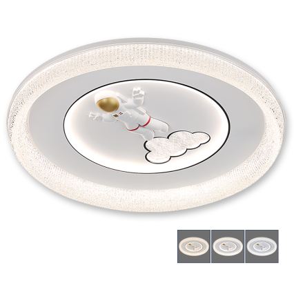 BRILAGI - LED prigušiva dečije plafonsko svetlo ASTRO LED/68W/230V 3000-6000K prečnik 50 cm + daljinski upravljač