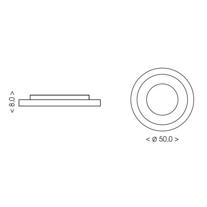BRILAGI - LED prigušiva dečije plafonsko svetlo ASTRO LED/68W/230V 3000-6000K prečnik 50 cm + daljinski upravljač