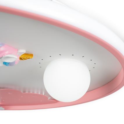 BRILAGI - LED prigušiva dečje plafonsko svetlo UNICORN LED/68W/230V 3000-6000K prečnik 49 cm + daljinski upravljač