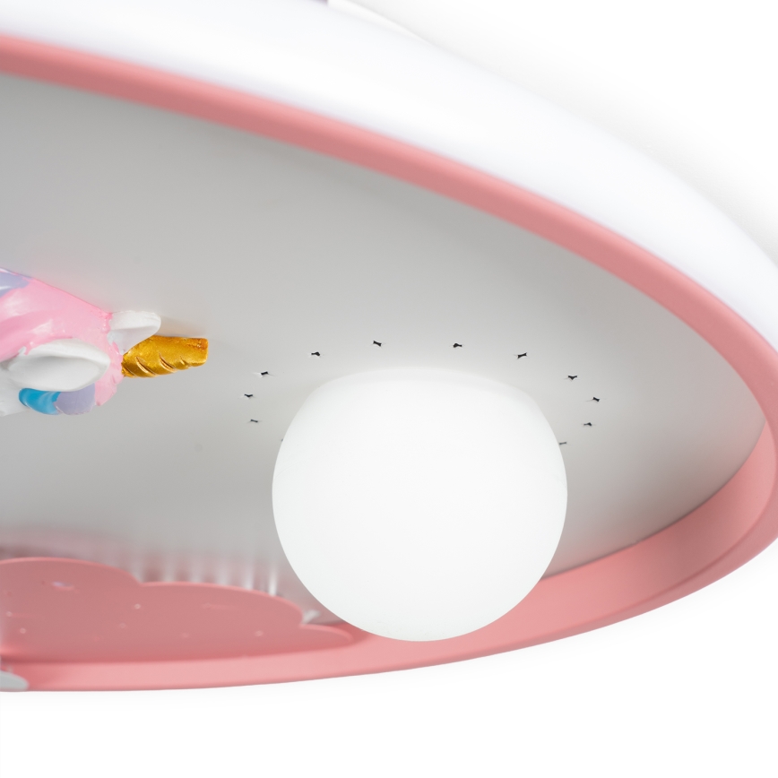BRILAGI - LED prigušiva dečje plafonsko svetlo UNICORN LED/68W/230V 3000-6000K prečnik 49 cm + daljinski upravljač