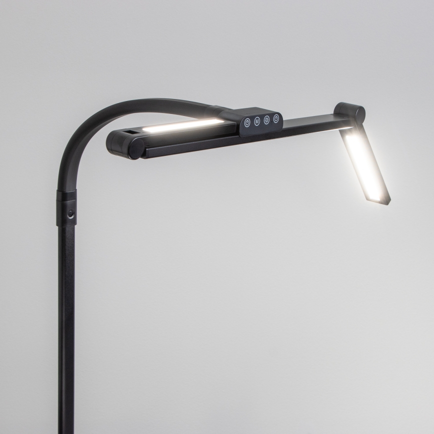 BRILAGI - LED prigušiva dodirna stolna lampa sa stezaljkom VARIO LED/24W/230V 3000-6500K CRI 92 crna
