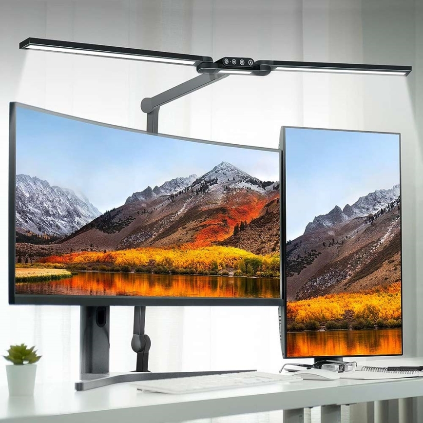 Brilagi - LED prigušiva dodirna fleksibilna stona lampa VARIO LED/24W/230V 3000-6500K CRI 92 crna