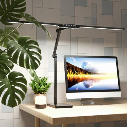 Brilagi - LED prigušiva dodirna stona lampa VARIO LED/24W/230V 3000-6500K CRI 92 crna