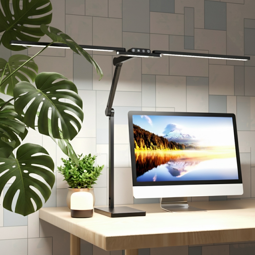 Brilagi - LED prigušiva dodirna stona lampa VARIO LED/24W/230V 3000-6500K CRI 92 crna