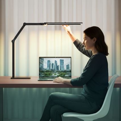 Brilagi - LED prigušiva dodirna stona lampa VARIO LED/24W/230V 3000-6500K CRI 92 crna
