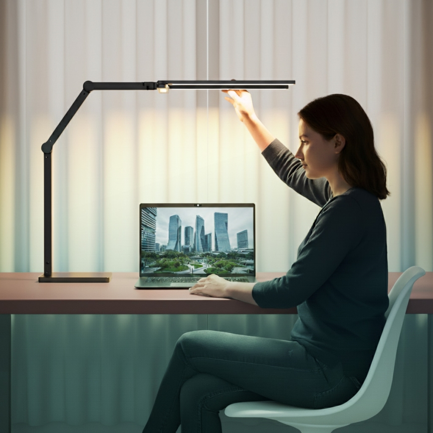Brilagi - LED prigušiva dodirna stona lampa VARIO LED/24W/230V 3000-6500K CRI 92 crna