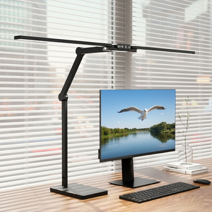 Brilagi - LED prigušiva dodirna stona lampa VARIO LED/24W/230V 3000-6500K CRI 92 crna