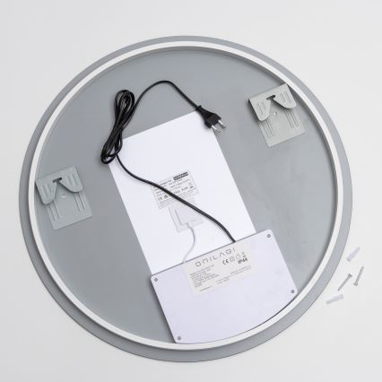Brilagi - LED ogledalo za kupatilo sa grejačem DEMI ECO LED/12W/230V prečnik 60 cm IP44 CRI 90 prigušiva + CCT