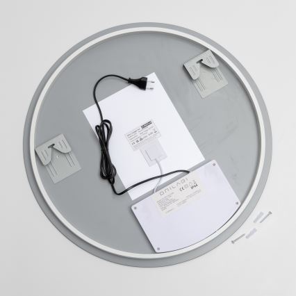 BRILAGI - LED ogledalo za kupatilo sa grejanjem DEMI PRO LED/20W/230V prečnika 60 cm IP44 CRI 90 prigušiva + CCT