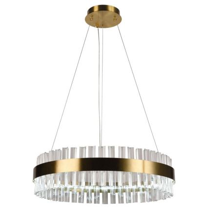 Brilagi - HALO LED kristalni luster na sajli, prigušiva, LED/40W/230V 3000-6500K, prečnik 60 cm + daljinski upravljač
