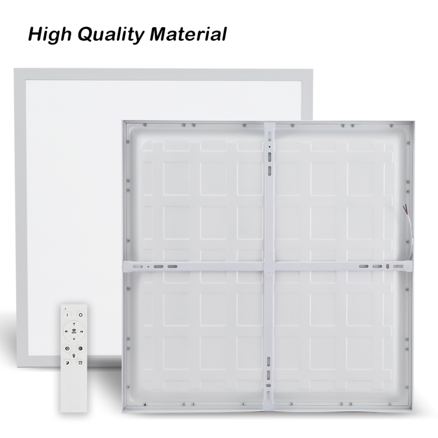 Brilagi - LED prigušiva plafonska lampa za kupatilo FRAME SMART LED/50W/230V 60x60 cm 3000-6000K IP44 bela + daljinski upravljač