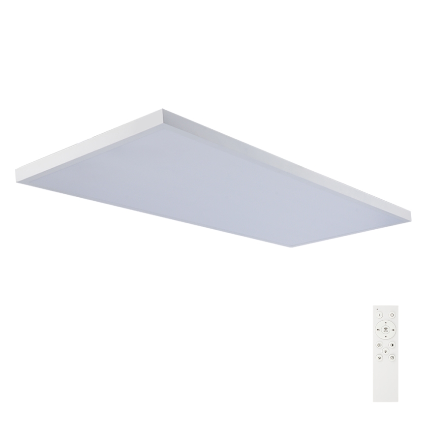 Brilagi - LED prigušiva kupatilska plafonska svetiljka FRAME SMART LED/96W/230V 120x60 cm 3000-6000K IP44 bela + daljinski upravljač