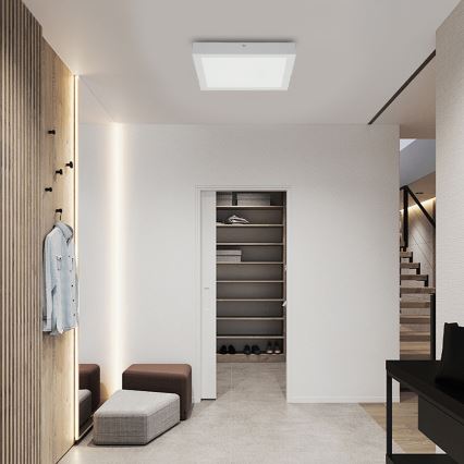 Brilagi - LED prigušiva kupatilska plafonska lampa FRAME SMART LED/24W/230V 30x30 cm 3000-6000K IP44 bela + daljinski upravljač
