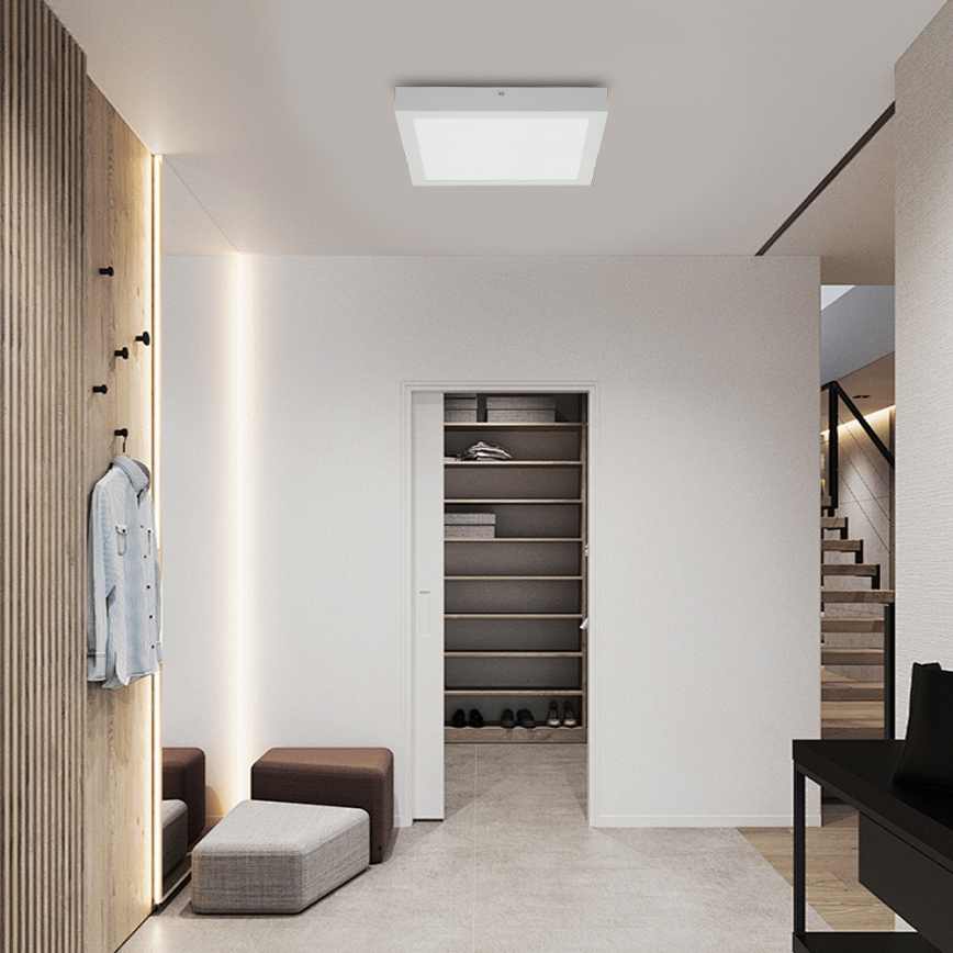 Brilagi - LED prigušiva kupatilska plafonska lampa FRAME SMART LED/24W/230V 30x30 cm 3000-6000K IP44 bela + daljinski upravljač