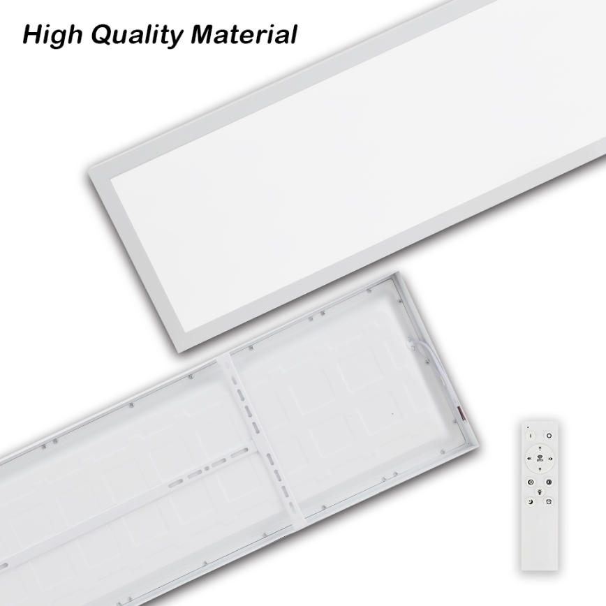 Brilagi - LED prigušiva plafonska lampa za kupatilo FRAME SMART LED/50W/230V 120x30 cm 3000-6000K IP44 bela + daljinski upravljač