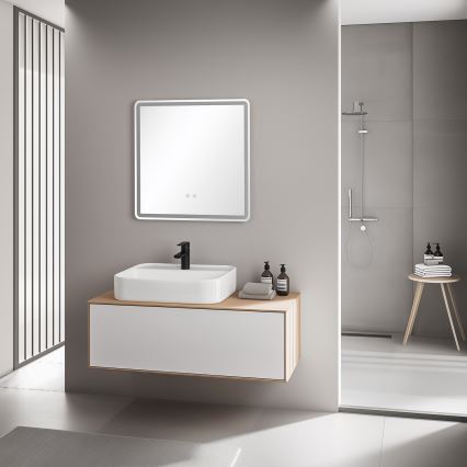 Brilagi - LED kupatilsko grejano ogledalo BELLA LED/16W/230V 60x60 cm IP44 CRI 90 prigušiva + CCT