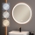 Brilagi - LED prigušiva kupatilsko grejano ogledalo sa pozadinskim osvetljenjem ALU PRO LED/18W/230V prečnik 60 cm 3000/4000/6500K IP44 mat hrom CRI 90