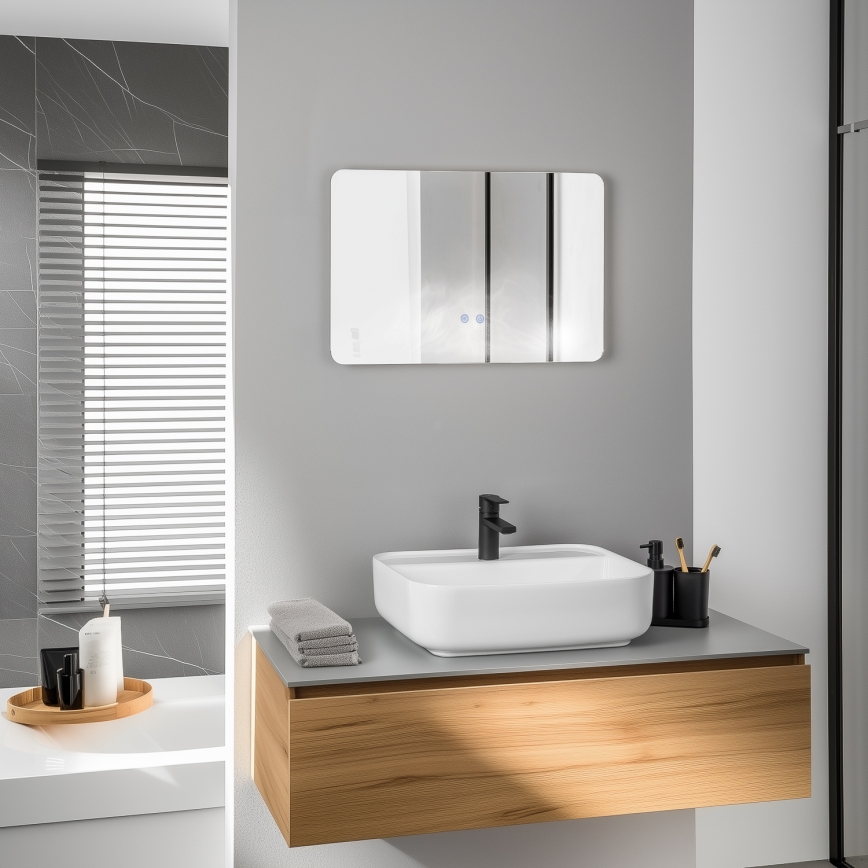 Brilagi - LED grejano ogledalo za kupatilo DIANA LED/13W/230V 40x60 cm IP44 CRI 90 prigušiva + CCT