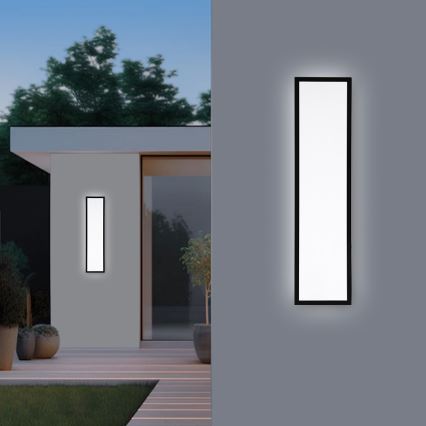 Brilagi - prigušiva LED plafonsko svetlo za kupatilo FRAME SMART LED/50W/230V 120x30 cm 3000-6000K IP44 crna + daljinski upravljač