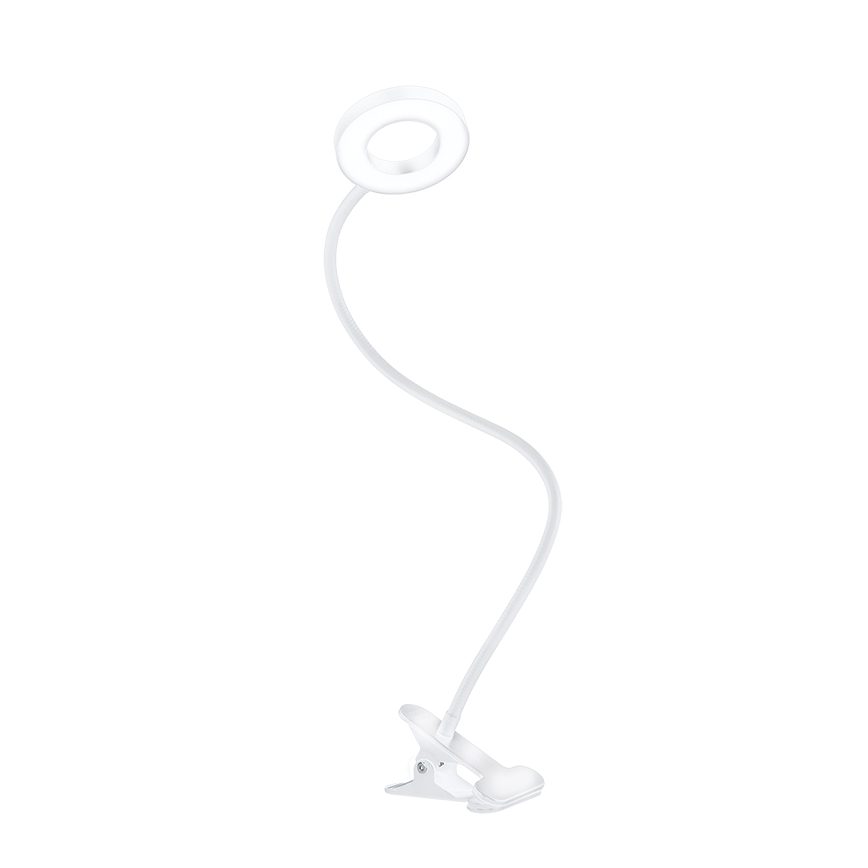 Brilagi - LED prigušiva lampa sa klipom ORBELA LED/8W/5V 3000/4000/5000K bela