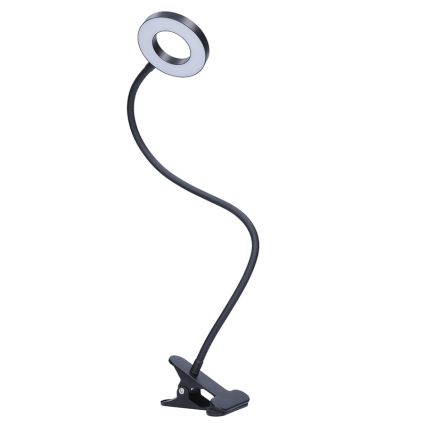 Brilagi - LED prigušiva lampa sa klipom ORBELA LED/8W/5V 3000/4000/5000K crna