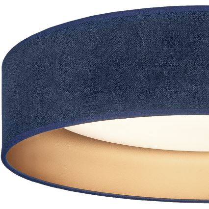 BRILAGI - LED stropna svetiljka VELVET SMART VARI, prigušiva, LED/24W/230V 3000-6500K, prečnik 45 cm, plava/zlatna + daljinski upravljač