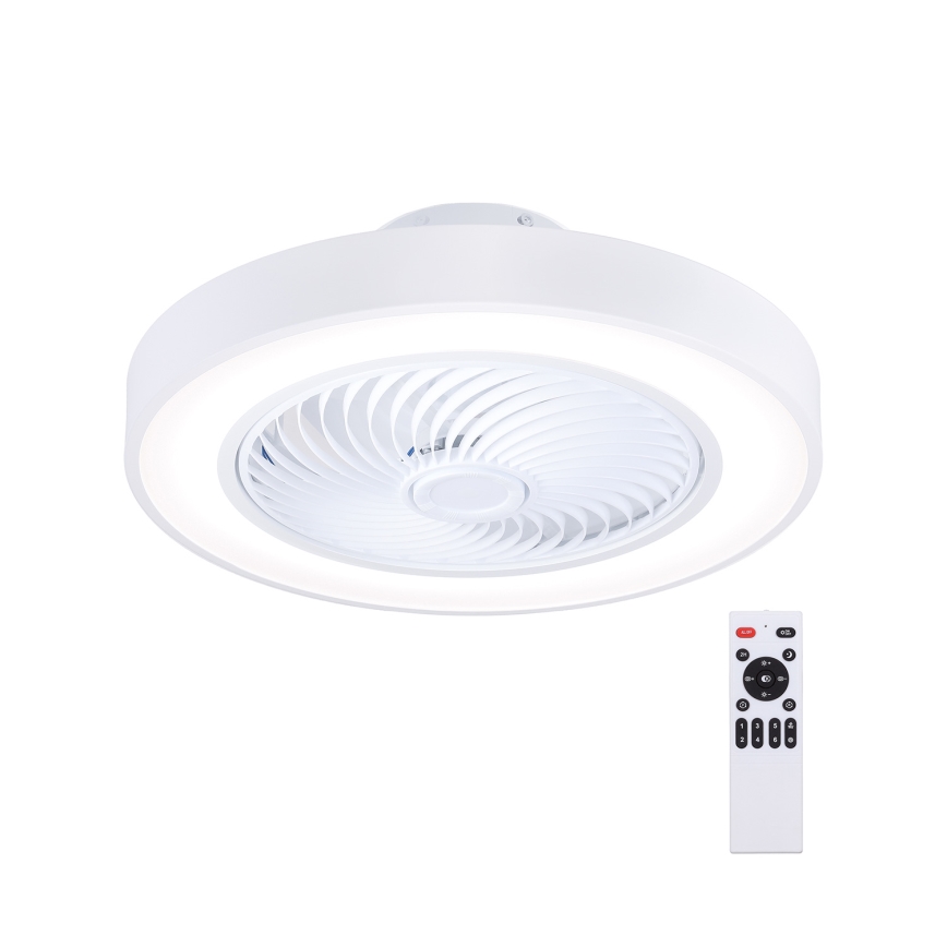 Brilagi - LED prigušiva stropna svetiljka sa ventilatorom LED/30W/230V 3000-6500K bela + daljinski upravljač