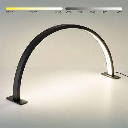 BRILAGI - LED prigušiva modelarska lučna stona lampa RADIO LED/30W/24/230V 3000/4000/6500K crna