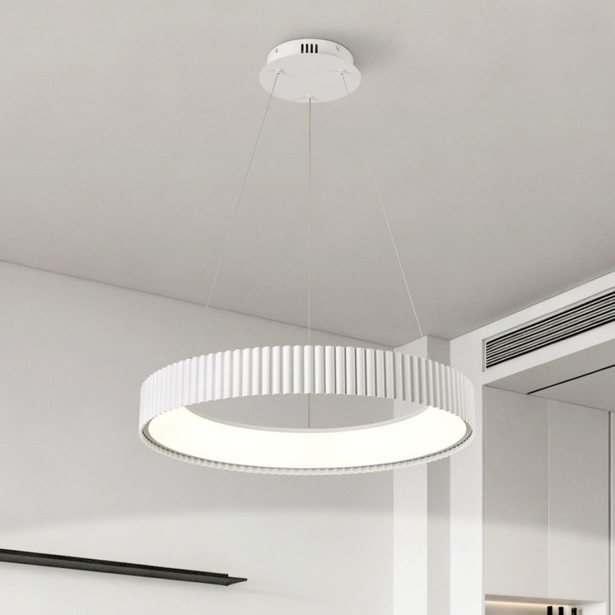 BRILAGI - LED prigušiva luster na sajli FALCON MODERN LED/54W/230V 3000-6000K prečnik 60 cm bela + daljinski upravljač