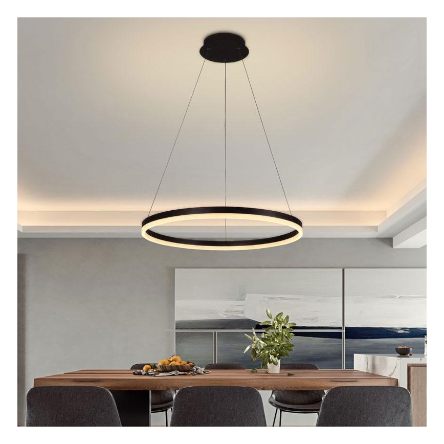 Brilagi - LED prigušiva viseća svetiljka na sajli CIRCLE LED/42W/230V 3000-6500K prečnik 60 cm + daljinski upravljač