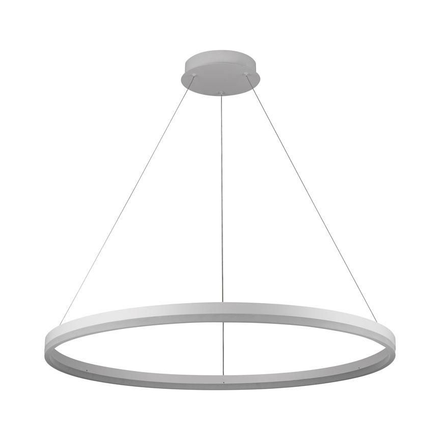 Brilagi - LED prigušiva luster na sajli CIRCLE LED/55W/230V 3000-6500K prečnik 80 cm bela + daljinski upravljač