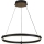 Brilagi - LED prigušiva luster na sajli CIRCLE LED/85W/230V 3000-6500K Ø 60 cm crna + daljinski upravljač