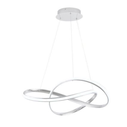 Brilagi - LED Prigušiva luster na sajli COSMOWAVE LED/70W/230V 3000-6500K bela + daljinski upravljač
