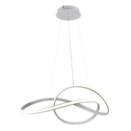 Brilagi - LED Prigušiva luster na sajli COSMOWAVE LED/70W/230V 3000-6500K bela + daljinski upravljač