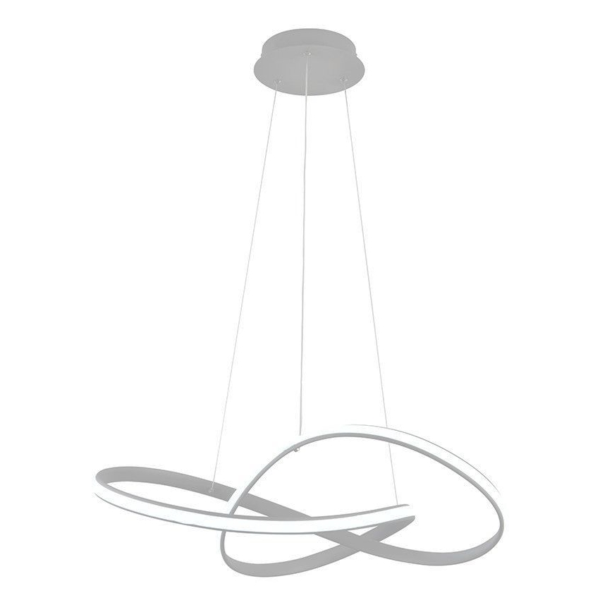 Brilagi - LED prigušiva luster na sajli COSMOWAVE LED/70W/230V 3000-6500K srebrni + daljinski upravljač