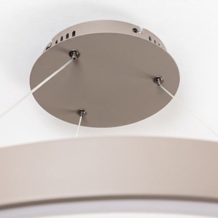 BRILAGI - LED luster sa mogućnošću prigušivanja na sajli FALCON II LED/108W/230V 3000-6500K Ø 80 cm bež + daljinski upravljač (prigušiva)