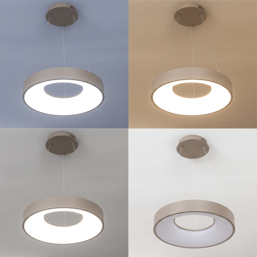 BRILAGI - LED prigušiva luster na sajli FALCON II LED/67W/230V 3000-6500K Ø 40 cm bež + daljinski upravljač