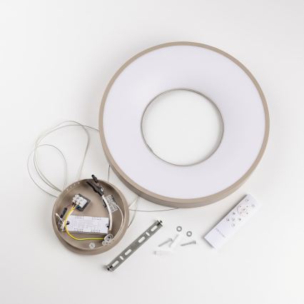BRILAGI - LED prigušiva luster na sajli FALCON II LED/67W/230V 3000-6500K Ø 40 cm bež + daljinski upravljač