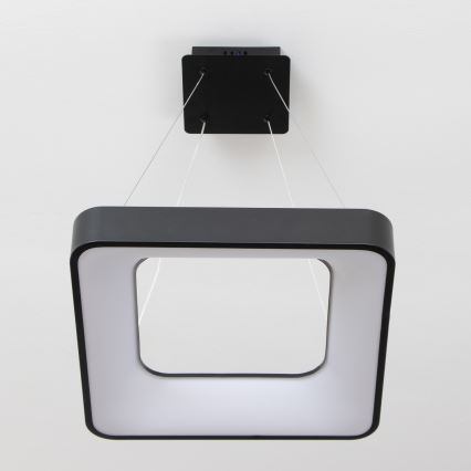 Brilagi - LED prigušiva luster na sajli FALCON II LED/80W/230V 3000-6500K 40x40 cm crna + daljinski upravljač
